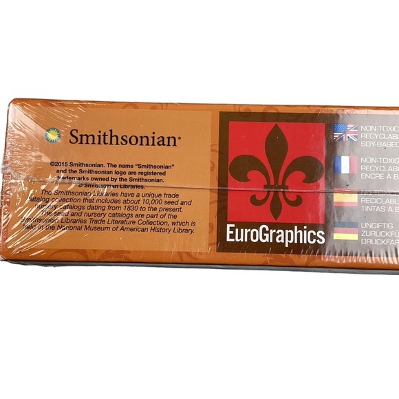 Eurographics Smithsonian Flowers Seed Catalogue Collection Jigsaw Puzzle - Picture 6 of 8